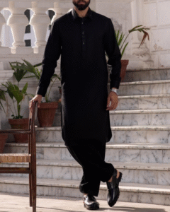 black ready to wear men wash n wear fabric wyar