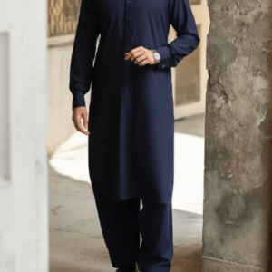 Navy Blue wyar ready to wear fabric