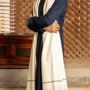 Off white wyar men shawl