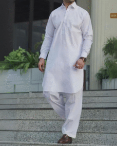 white wyar ready to wear wash n wear fabric